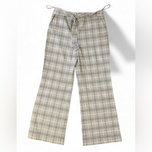 ANTONIO MELANI womens Gray plaid pants